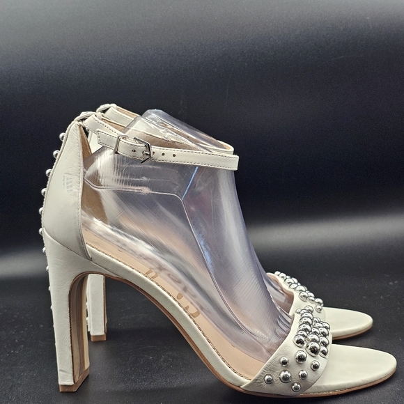 Sam Edelman Yoshi Studded White Heels | 10.5 - Picture 2 of 9